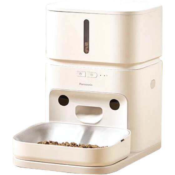 
Panasonic Little Smiley Smart Pet Feeder Remote Control APP Triple Lock and Dual Battery to Ensure Scientific Feeding