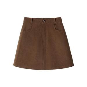 
KWV True Vis Corduroy Skirt for Women 2025 New Autumn Small Retro Short Skirt A-line Skirt Hip Skirt