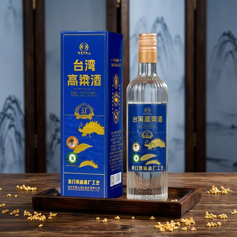 宝岛阿里山 53度清香型台湾高粱酒 500mL*2瓶（送袋子） 金币+券后19.92元包邮（9.96元/瓶）