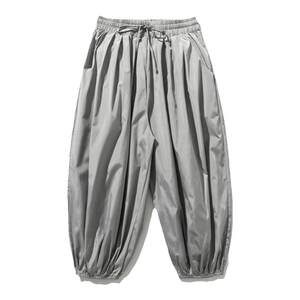 
Japanese large size loose small feet harem pants thin cropped pants trendy youth casual pants summer breathable men's pants
