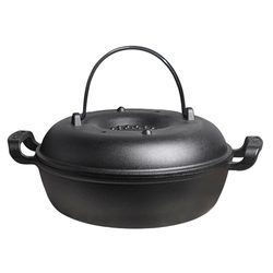 Thickened cast iron roasted sweet potato pot for household barbecue grill