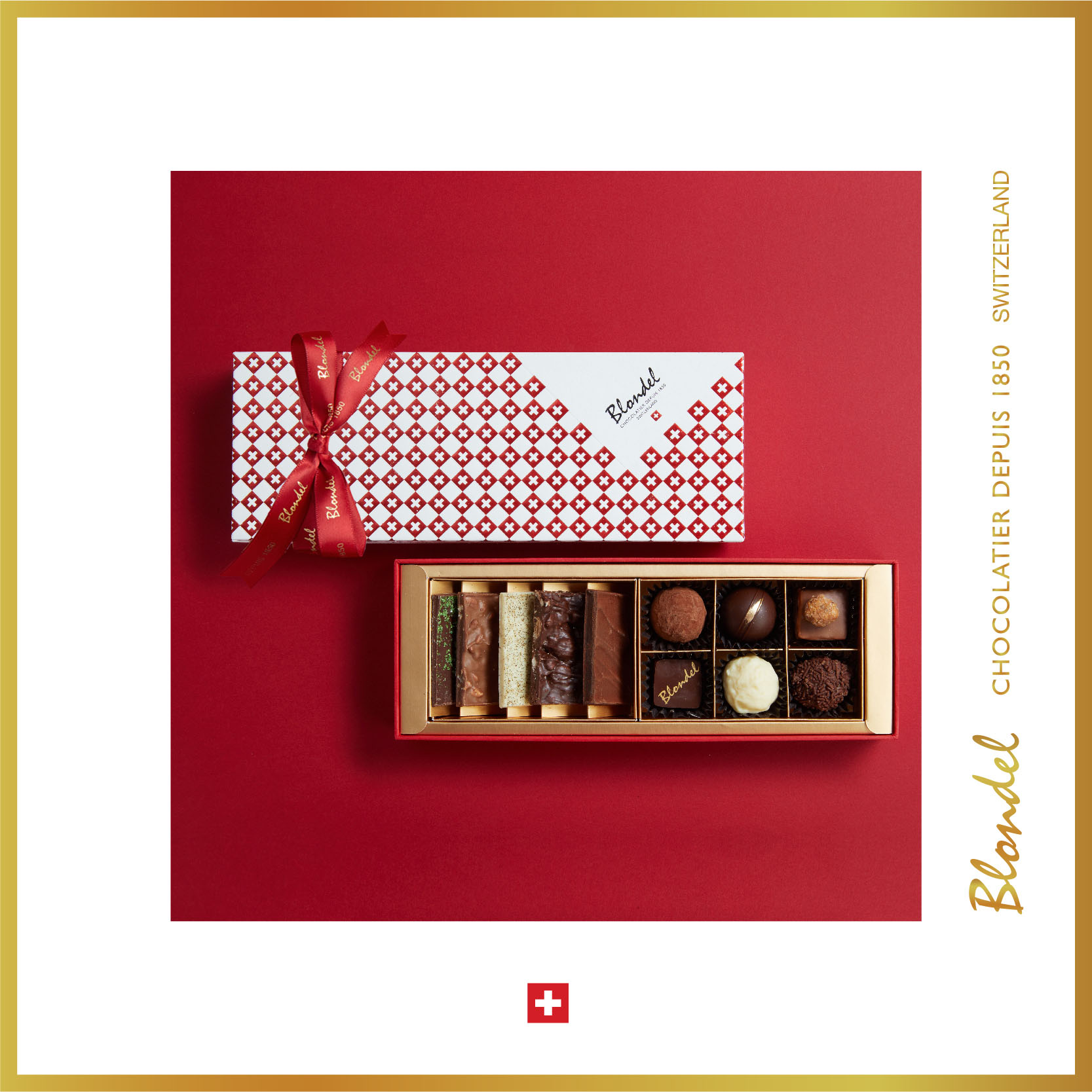 Blondel布隆德 松露巧克力锤组合经典礼盒进口零食节日送女友礼物