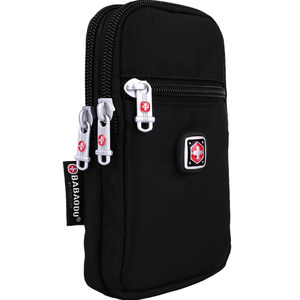 
Swiss Army Knife Men's Wearing a Belt Mobile Bag Outdoor Sports Running Mobile Bag Men's New Multi-Function Hanging Bag