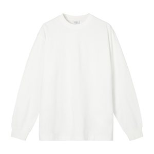 SANBAI Sanbai basic long-sleeved T-shirt men's spring and autumn pure cotton base shirt heavy solid color sweatshirt loose top
