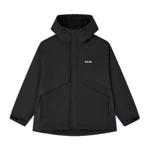 
Jordan warp knitted velvet windbreaker mall same style 2025 new winter men's loose plus velvet anti-static water repellent woven