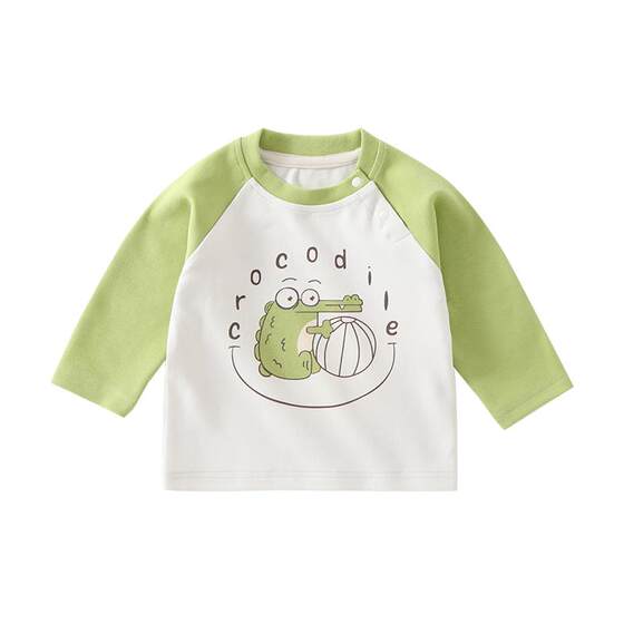 Betis Children's Long Sleeve T-Shirt 2026 Spring New Men's and Women's Baby Bottoming Shirt Category A Cartoon Spring Top S