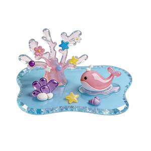 
Jenga 3D three-dimensional relief stickers children's cute interactive decoration Christmas tree cartoon children's handmade DIY homemade small ornaments cartoon animals Japanese creative cute pink crystal transparent stickers