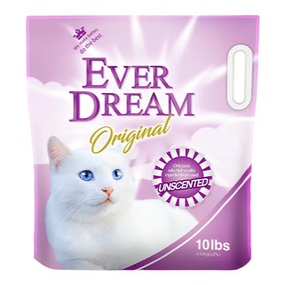 
Blue Dream Cat Litter Sodium Mineral Sand Mixed Cat Litter Purple Dream Super Coarse Particles Repeatedly Absorb Water Bags 4.5kg*0.5kg Bucket