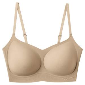 
Xingmian liquid foundation underwear women's quick-drying comfortable skin color bra invisible seamless small breast push-up sports back bra