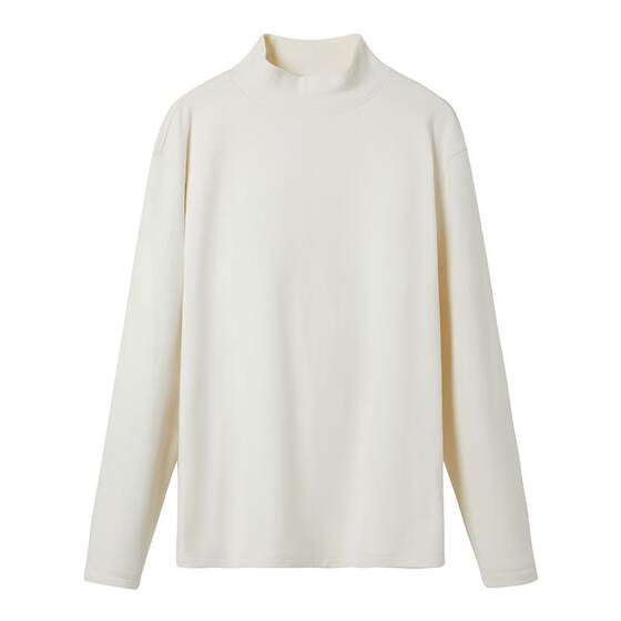 
[Storage] Thickened double-sided grinding half-turtleneck sweatshirt for men in autumn and winter new warm long-sleeved T-shirt base shirt