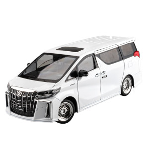 Toyota Elfa 1:18 alloy car model simulation car model children's van high-end toy boy gift