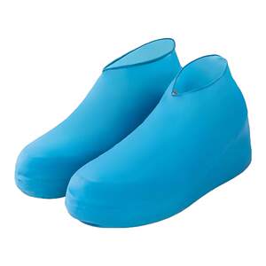 
Latex waterproof shoe cover silicone anti-slip rain boot cover thickened wear-resistant rainy day waterproof shoe cover rainproof men and women rain boot cover