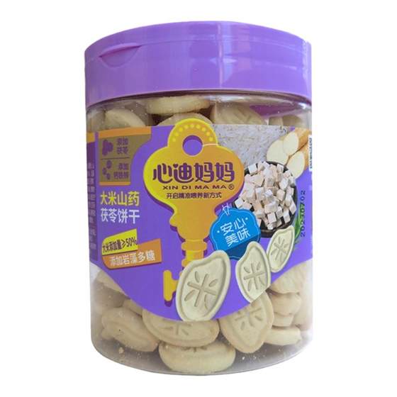 
Xindi Mom Children's Cookies Millet Red Date Flavor Rice Yam Coix seed Chicken Gold Baby Snack Tooth Grinding Cookies