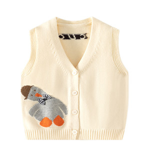 European pregnant baby cardigan new baby vest boys and girls sweaters knitted sweaters spring and autumn children knitted jacket