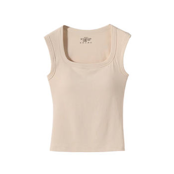 New spring and summer beauty-back suspender vest with chest pad integrated
