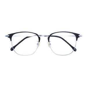 
Myopia glasses men's optical glasses can be matched with a certain degree lens pure titanium eyebrow line eye frame men's big face looks slimming