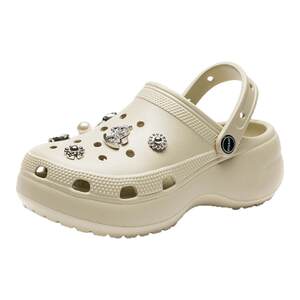
Saturday's popular soft-soled eva Crocs women's 2026 summer new fashion thick-soled beach sandals for outer wear