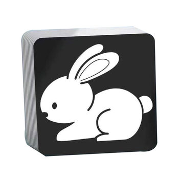 
Thousands of people purchased the black and white baby follow-up early education card