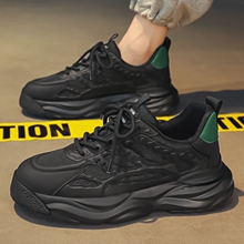 Мужские кроссовки Summer Chang 2024 новые кроссовки для бега с сеткой для подростков толстые черные папины кроссовки