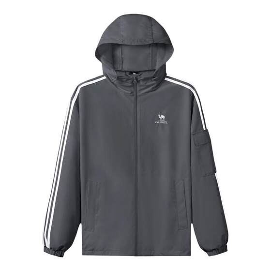 
Camel Campus Windbreaker Jacket Men's and Women's Outdoor Casual Water-Repellent Jacket for Couples