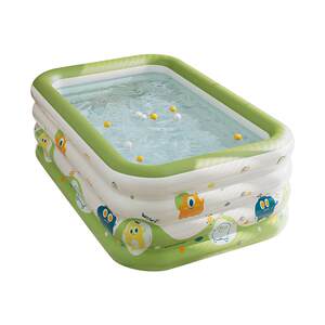 Inflatable swimming pool Children's family baby swimming bucket baby indoor folding and thick super large bath barrel swimming pool
