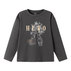 
Balabala boys long-sleeved t-shirt children's pure cotton bottoming shirt big children's top spring 2026 new children's clothing trendy t