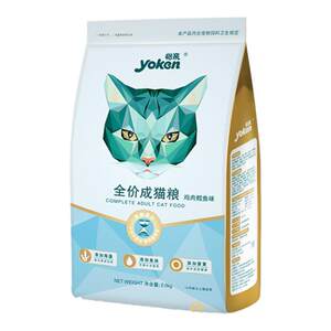 
Yiqin cat food chicken cod flavor cat staple food 4*0.5kg blue cat ragdoll cat stray cat universal cat staple food