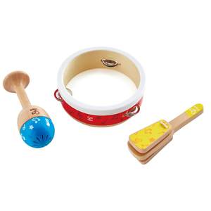 
Hape children's percussion instrument combination set for boys and girls babies and toddler educational toys beat music 1 year old