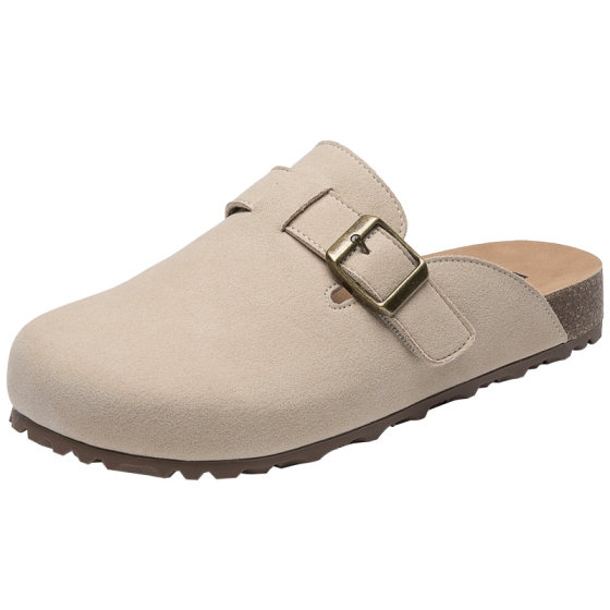 Dadong Birkenstock shoes for women summer 2026 new Baotou casual slippers thick-soled sandals with skirts and single shoes