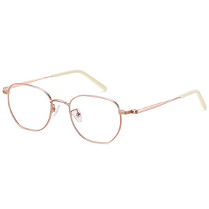 
Ultra-light myopia glasses for women can match the degree of anti-blue light and high-end feeling of non-faced face, small gold wire frame pure titanium eye frame