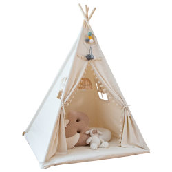 Cotton canvas children's tent parent-child interactive game house