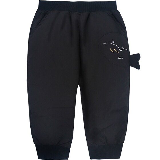 
Yi Lala winter style down pants for boys and girls aged 0-9 years old children's winter warm baby windproof trousers