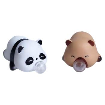 
Panda pinch Lebiao bubble unzipping styling