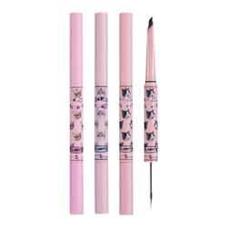 Flortte Flower Loria Double-headed Dyed Eyebrow Cream Eyebrow Pencil Flower Luolia Waterproof Lasting Non-marking Lazy Special