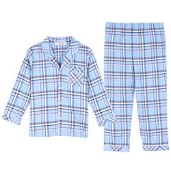 American Standard Official Flagship Store Children's Plaid Woven Pajamas