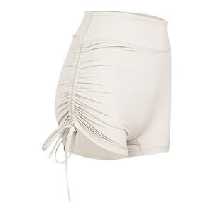 
Drawstring sports shorts for women lifting hips peach yoga three-quarter pants riding Pilates training fitness clothing top set