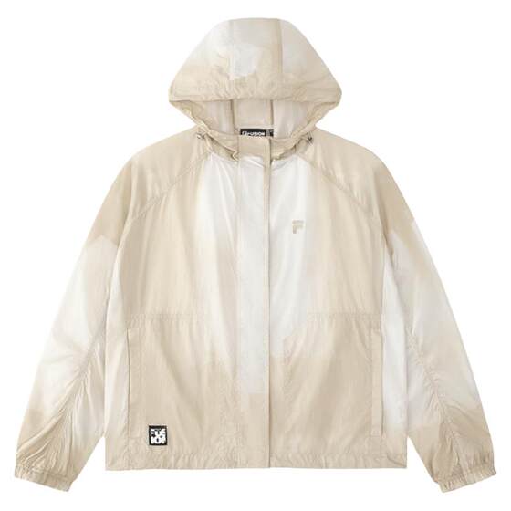 
UPF40+FILA FUSION women's sun protection suit summer running breathable casual jacket hooded top