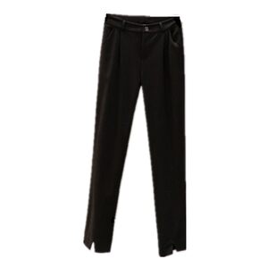
Suit pants for women nine-point professional casual pants OL spring and autumn new high-waisted feet pants black pencil cropped pants summer thin