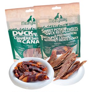 Meatyway Banquet Pure Crispy Duck Main Duck Meat Wraps in Sweet Pork Chicken Dogs and Dogs, Solving Together, Reward Snacks