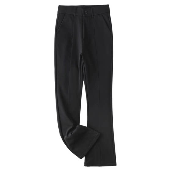 
DownPlus peace of mind down 90% white goose down high-waisted boot-cut trousers graphene antibacterial trousers to keep warm in winter