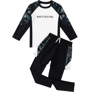 
Children's swimsuits, boys' middle and large children's swimsuits, teenagers' split long-sleeved trousers, warm new hot spring equipment