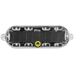 
Automobile and motorcycle electric vehicles anti-rear collision solar flash warning light without wiring width LED night rear tail light