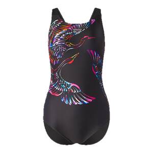 
New arena women's one-piece swimsuit professional racing training covering the flesh and slimming large size triangle swimsuit swimming pool
