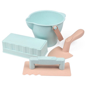 
Children's beach toys baby beach play sand digging shovel bucket hourglass digging tool set sand pool sand