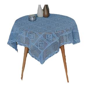 Mori Arena imitation hook needle hollow square -shaped round table table cloth coffee table head cabinet bucket tissue