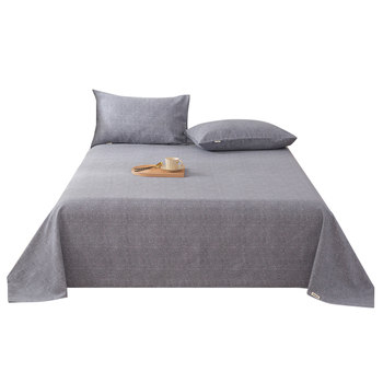 100% cotton pure cotton thickened old coarse cloth bed sheet single piece