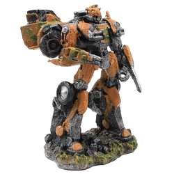 Fish Tank Robot Battle Damaged Scenery Hideaway