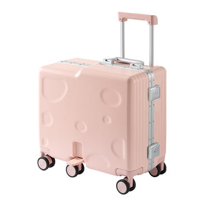 
Big Mouth Monkey Children's Luggage Can Mount Girls Aluminum Frame Trolley Case 20 Boarding Case Boys Travel Box Password Case