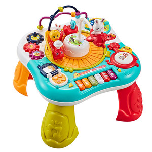 Infant game table Children's multifunctional toy table is 1-2 years old 8-9 months baby puzzle early education learning table
