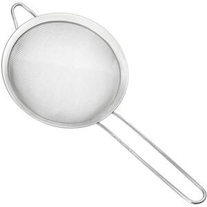 
Stainless steel colander household filter spoon kitchen flour sieve large juice soy milk filter fine mesh fence fishing spoon